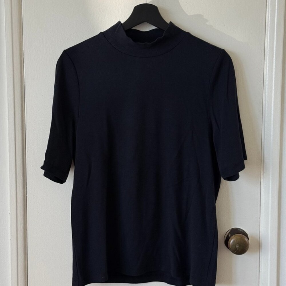 Marine Layer Lexi Rib Mock Neck Top XL Extra Large NWT Soft Stretch